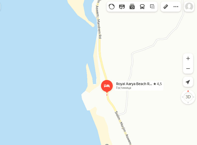 Royal Boomerang Resort на карте.png