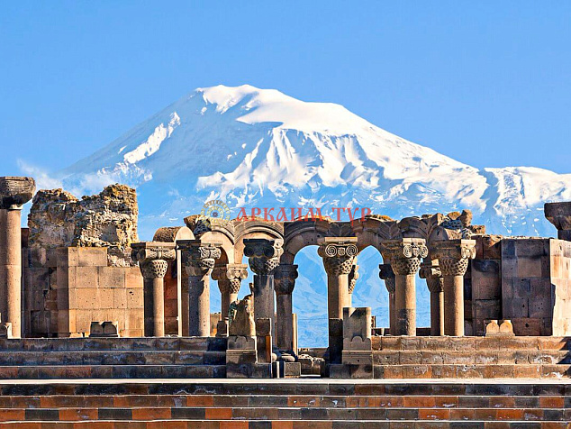 Авиатур в Армению из Минска достопримечательности Еревана, старый город, завод Арарат, озеро Севан